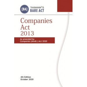 Taxmann's Bare Act on Companies Act, 2013 [Pocket]